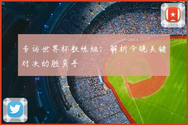 专访世界杯教练组：解析今晚关键对决的胜负手
