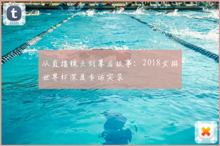 从直播镜头到幕后故事：2018女排世界杯深度专访实录